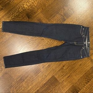 7 for All Mankind Dark denim Skinny Jeans size 26